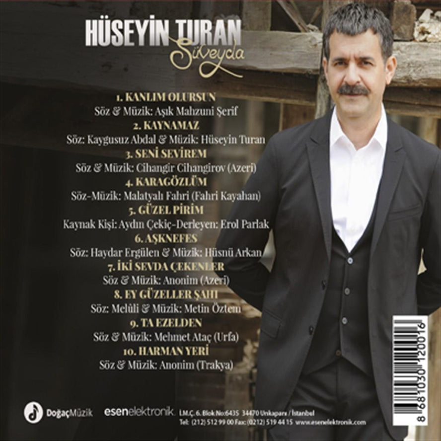 Hüseyin Turan - Süveyda (CD) Türk Halk | Müziği |CD