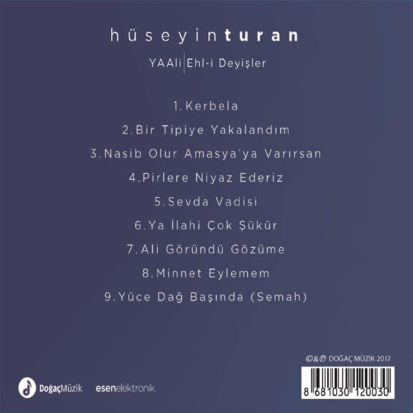 Hüseyin Turan - YA Ali | Ehl-i Deyişler ( CD ) halk müziği | CD