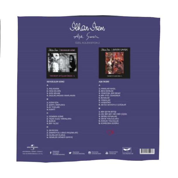ilhan irem - Aşk Sensin Plak (Özel Koleksiyon 3) (3'Li Plak)Türkischer pop | Schallplatte-LP