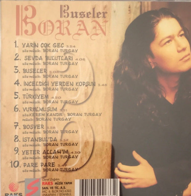 BORAN -Boran Buseler( CD)Türkçe | Rock CD