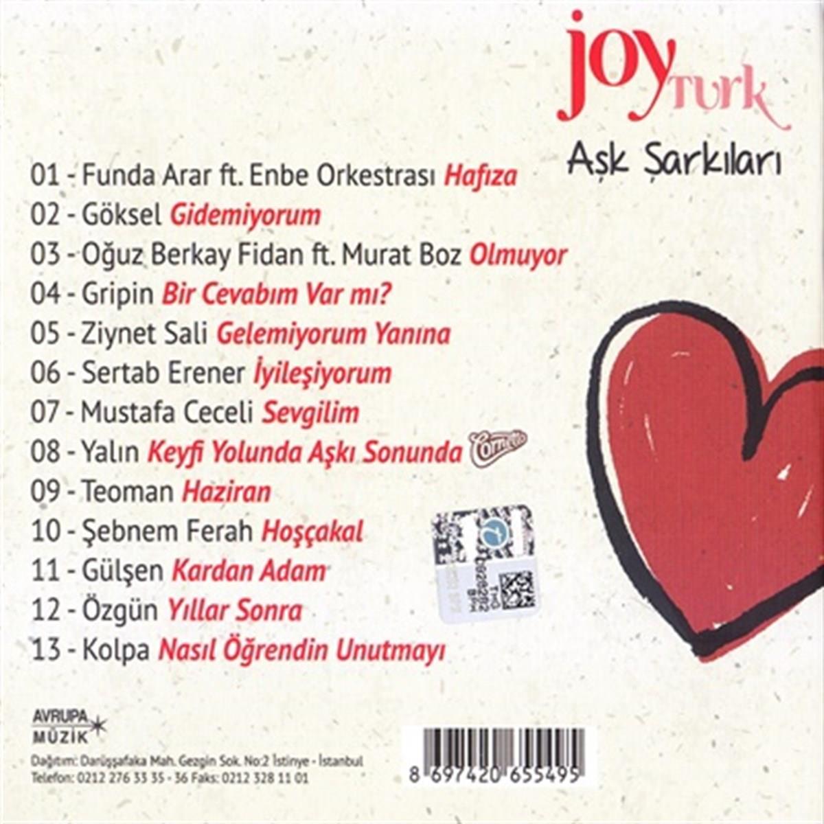 Joy Türk - Aşk Şarkıları (CD)