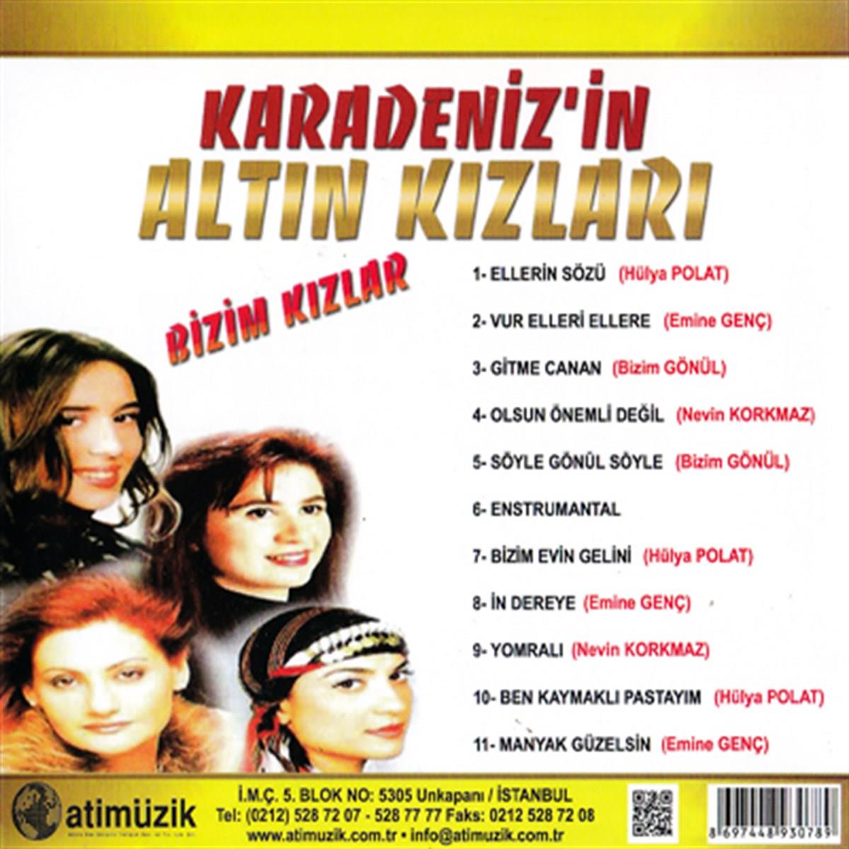 Karadeniz’in Altın Kızları| Bizim Kızlar(CD) Karadeniz |Türk halk müziği | CD
