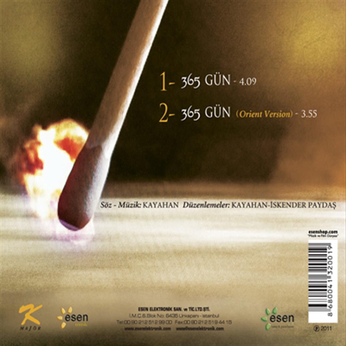 Kayahan - 365 Gün ( CD )Türkçe | CD