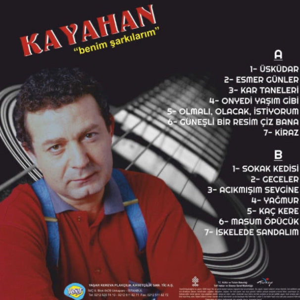 Kayahan Plak | Kayahan- Benim Şarkılarım Plak |Türkçe Plak |Schallplatte | LP