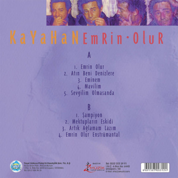 Kayahan - Emrin Olur | Plak | Türkischer Pop | Schallplatte | LP | sipariş | Almanya