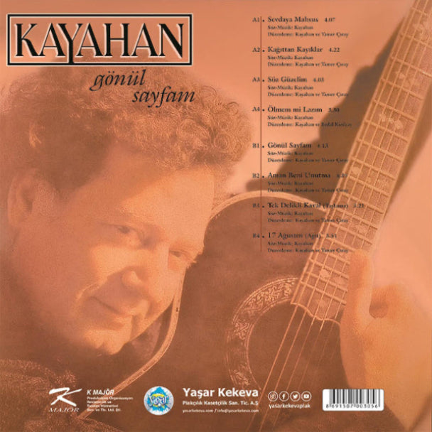 Kayahan Plak Çeşitleri - En İyileriyle +Kayahan - Gönül Sayfam (3 Plak ) SET | Ücretsiz Kargo