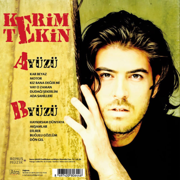 Kerim Tekin - Haykırsam Dünyaya Plak | Schallplatte | LP | Türkçe Plak | türkçe pop plak