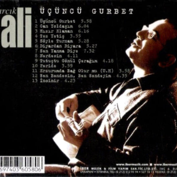 Kıvırcık Ali CD- Kivircik Ali Üçüncü Gurbet (CD)Türk Halk CD