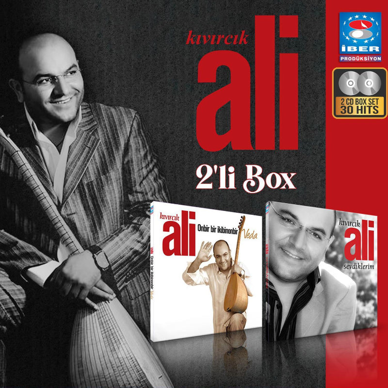 Kıvırcık Ali CD-Kivircik Ali Veda-Sevdiklerim (2'Li Box CD)Türk Halk CD