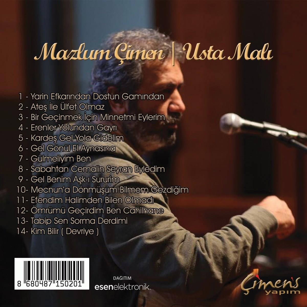 Mazlum Çimen - Usta Malı ( CD )Türk halk | müziği | CD | Türkische Volksmusik | CD's