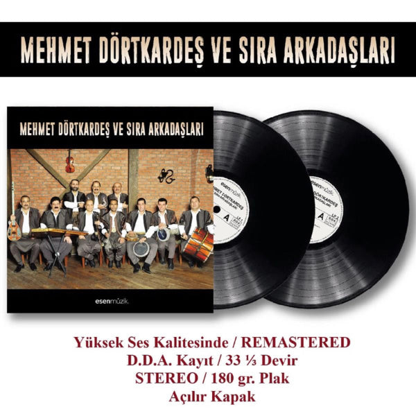 Mehmet Dörtkardeş - URFA KLASİKLERİ-2 PLAK | Türk Halk | Urfa Sıra Geceleri | Plak