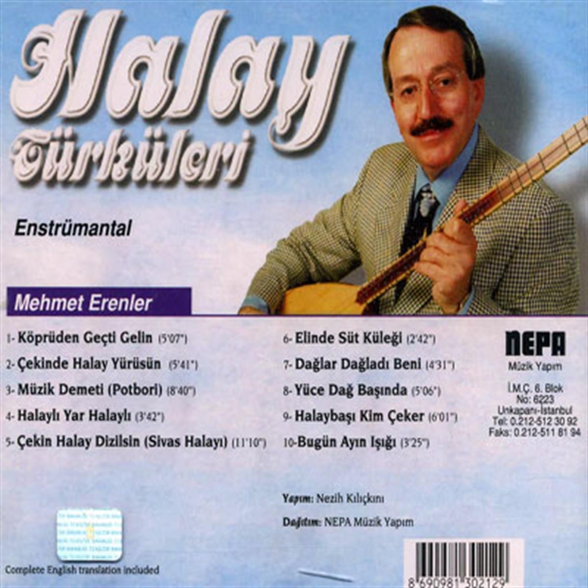 Mehmet Erenler - Halay Türküleri ( CD )Türkçe | Halay | CD