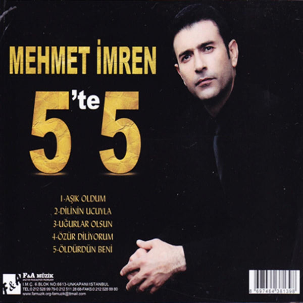 Mehmet İmren -5'te 5( CD ) Türkçe | Pop| CD
