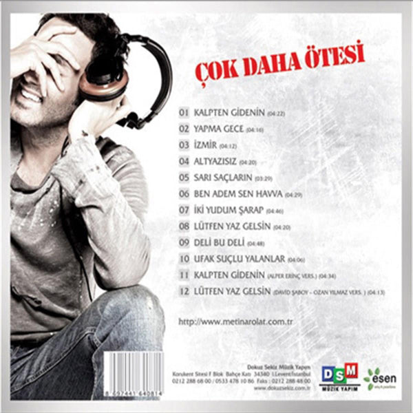 Metin Arolat - Çok Daha Ötesi(CD) Türkçe CD | Türkçe | pop | CD