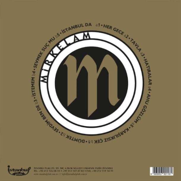 Mirkelam Plak - Mirkelam -Tavla|Hergece| plak (Türkischer Pop | Schallplatte)LP