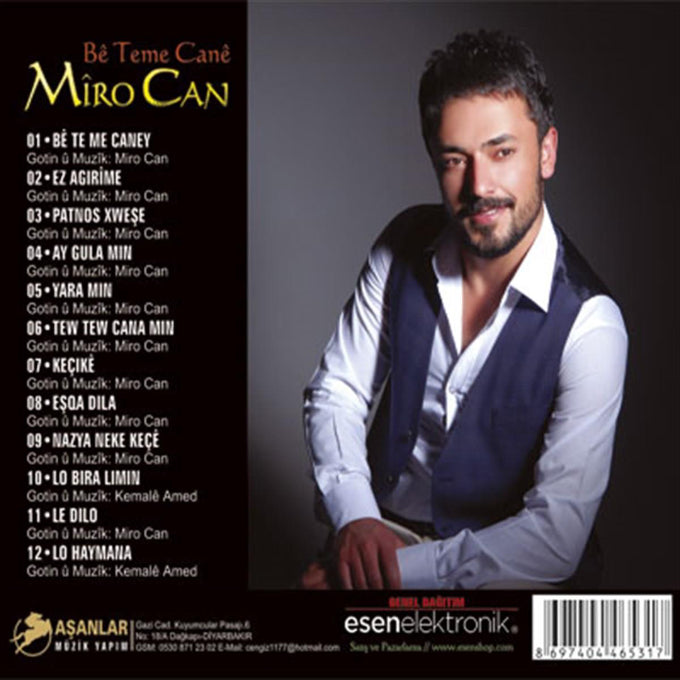 MIRO CAN - Be Teme Cane ( CD ) Kürtçe | Kurdische Musik | CD