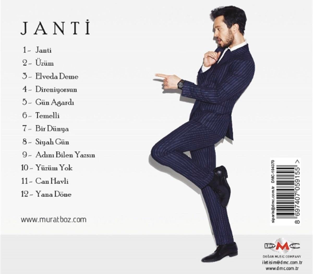 Murat Boz - Janti ( CD )Türkçe | pop | Türkischer Pop | CD