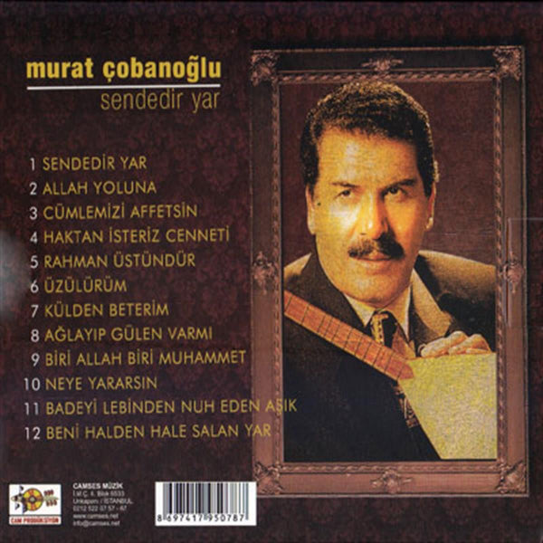 Murat Çobanoğlu - Sendedir Yar (Türkische Volksmusik | CD) Türk Halk | Müziği | CD