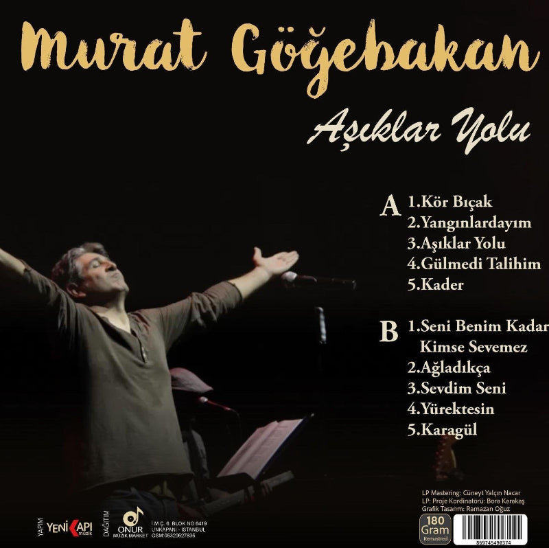 Murat Göğebakan - Aşıklar Yolu |Plak|Türkçe | Rock | Türkischer Rock | Plak |Schallplatte