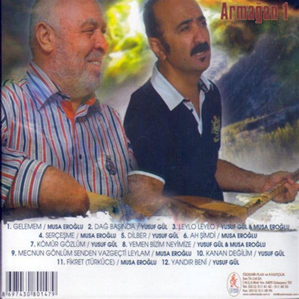 Musa Eroğlu-Yusuf Gül-Armağan 1(CD) Türk Halk | Türkische Volksmusik | CD