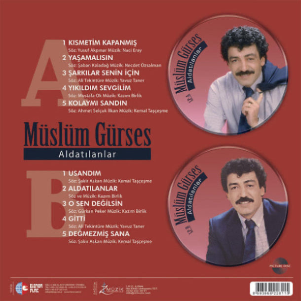Müslüm Gürses - Aldatılanlar (Picture Plak) Almanya | Belçika | Hollanda Plak Sipariş