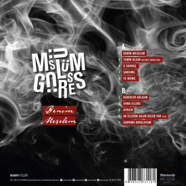 Müslüm Gürses - Benim Meselem Plak ( Arabesk Plak) Schallplatte |LP