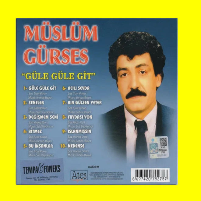 Müslüm Gürses - Güle Güle Git CD (Müslüm Gürses CD) Güle Güle Git ( Albüm ) Müslüm Gürses | CD