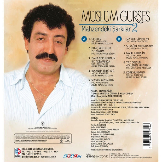 Müslüm Gürses - Mahzendeki Şarkılar (Plak) Müslüm Gürses Plak | Türkçe | Arabesk | Plak