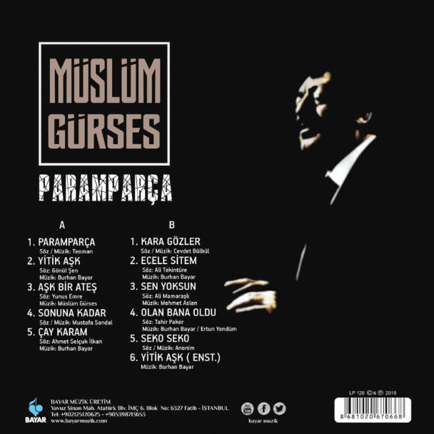 Almanya'da Türkçe Plak | ab 59 € Ücretsiz Kargo | Plak Siparişi | Müslüm Gürses Plak |Schallplatte | LP