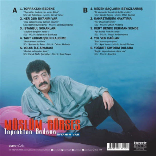 Müslüm Gürses Plak - Topraktan Bedene (Plak) Topraktan Bedene Plak | Schallplatte | LP