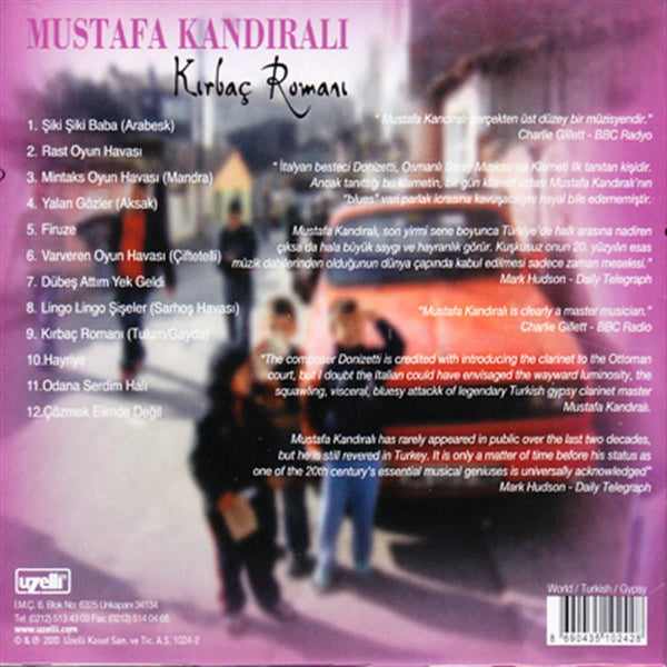 Kırbaç Romanı CD | Mustafa Kandıralı CD | Roman Havaları | CD