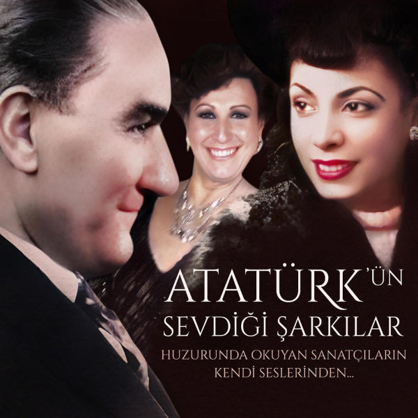 Müzeyyen Senar- Safiye Ayla - Atatürkün Sevdiği Şarkılar-Plak (2 Plak) Türk Sanat | Plak |Schallplatte