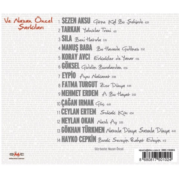 Nazan Öncel CD - Ve Nazan Öncel Şarkıları (CD )Türkischer Pop |Türkçe Pop|CD