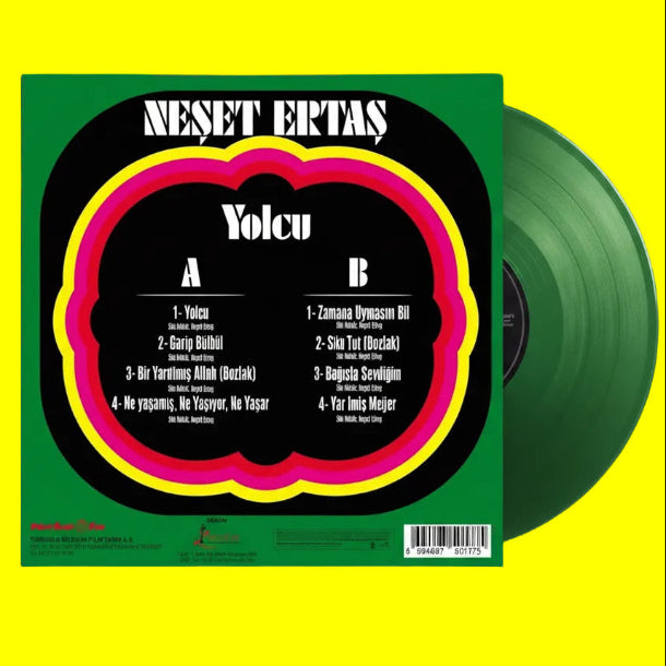Neşet Ertaş - Yolcu (Renkli Plak)Neşet Ertaş Yolcu Plak | Türk Halk | Müziği | Plak | Schallplatte | LP