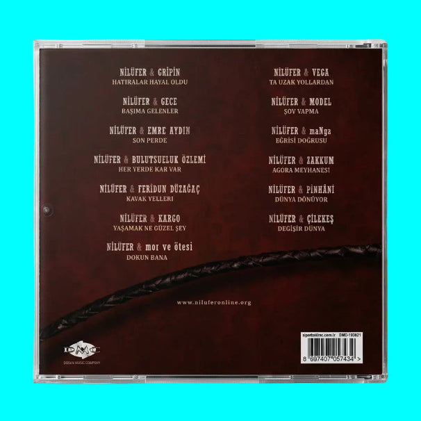 Nilüfer - 13 Düet (CD) Nilüfer 13 Düet CD | Türkischer Rock | Türkische rock | Türkisch rock | Türkçe rock | CD