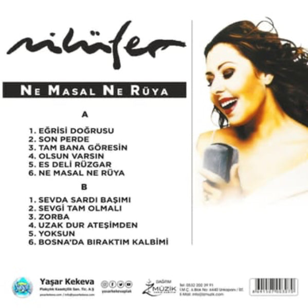 Nilüfer |Ne Masal Ne Rüya| Plak (Türkçe Plak) Schallplatte| LP