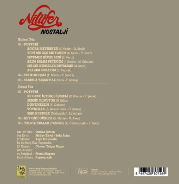 Nilüfer - Nostalji (Plak) Türkce |Pop |Schallplatte |LP
