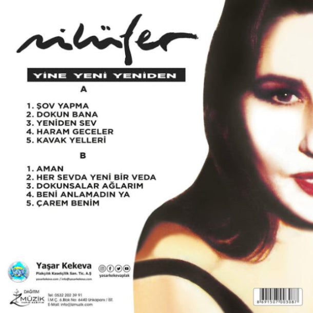 Nilüfer Plak | Yine Yeni Yeniden Plak | Türkce| Türkçe | Pop Plak | Schallplatten| LP