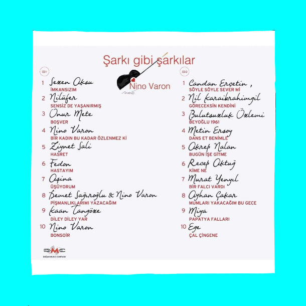 Nino Varon - Şarkı Gibi Şarkılar |CD (Türk Pop) Türkçe |Karışık | Pop | CD