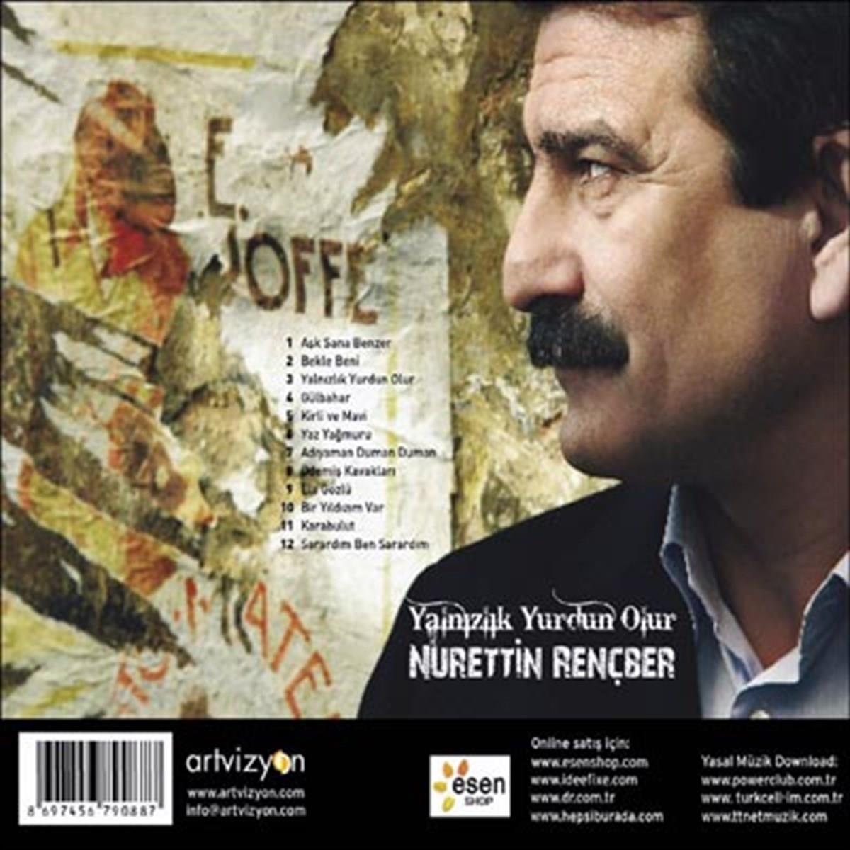 Nurettin Rençber - Yalnızlık Yurdun Olur ( CD ) Türk Halk | müziği | CD