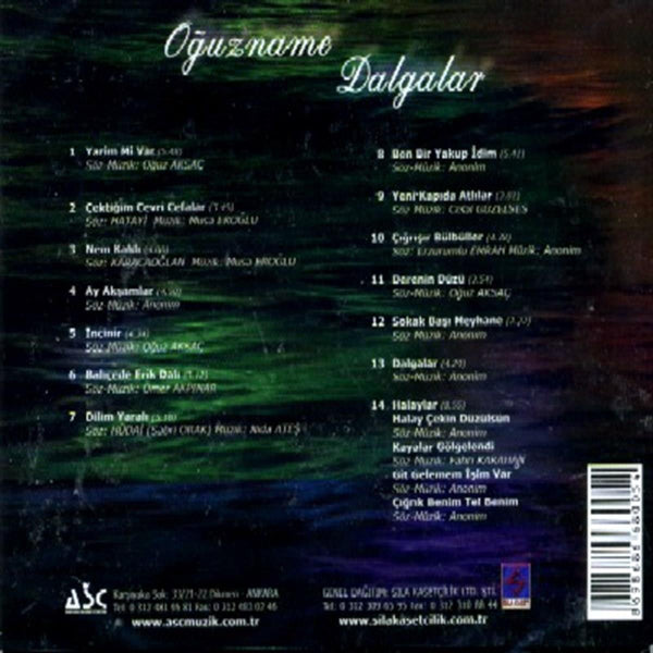 Oğuz Aksaç - Oğuzname | Dalgalar ( CD )Türk halk | müziği| Türkische Volksmusik| CD