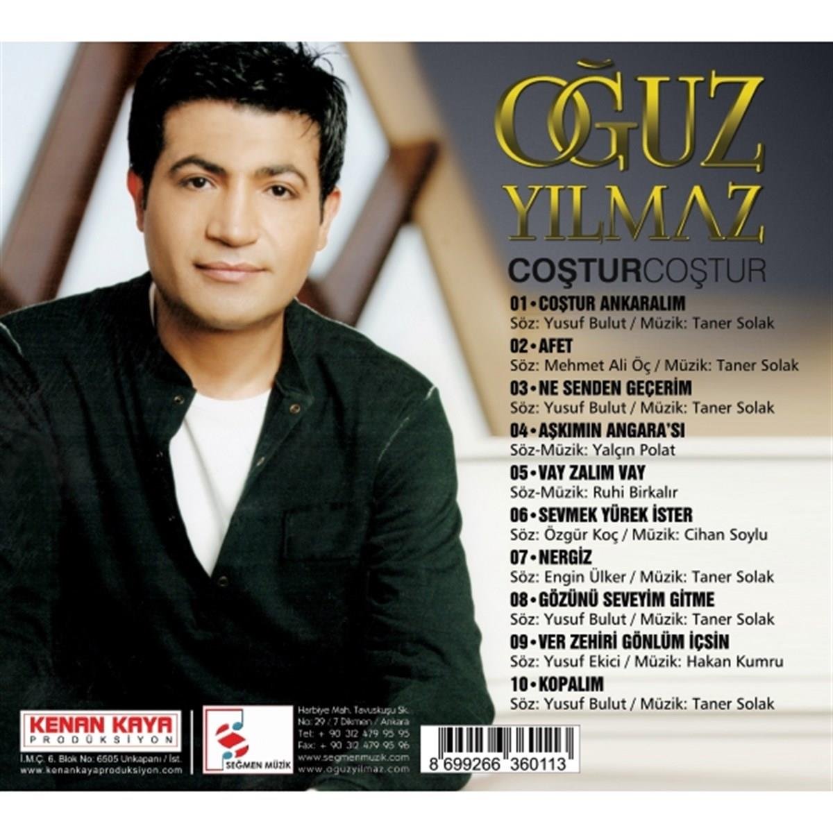 Oğuz Yılmaz - Coştur Coştur(CD)Arabesk | Oyun havası | oyun havaları | CD