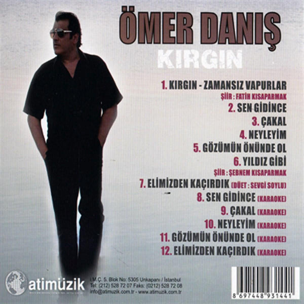 Ömer Danış CD - Kırgın | Çakal (CD) Arabesk Müzik CD