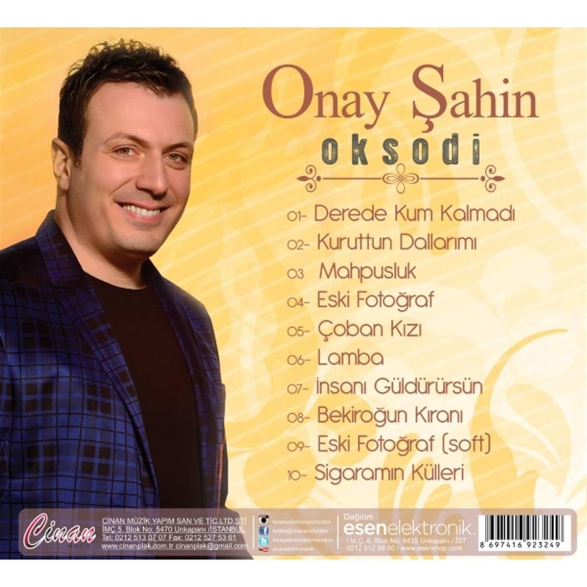Onay Şahin - Oksodi (CD) Karadeniz | Türk Halk | Müziği | Türkische Volksmusik | CD