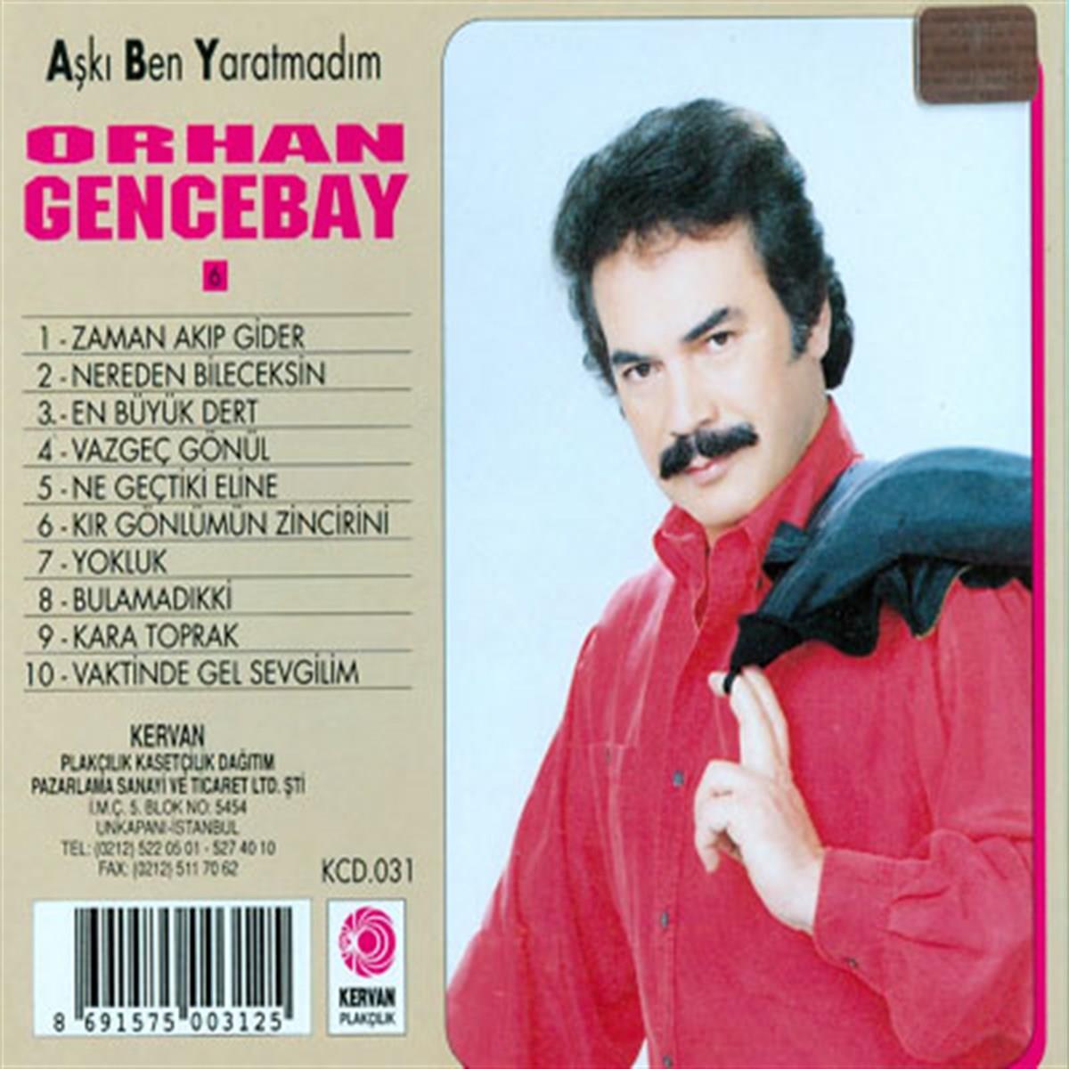 Orhan Gencebay | CD |Orhan Gencebay Aşkı Ben Yaratmadım (CD)