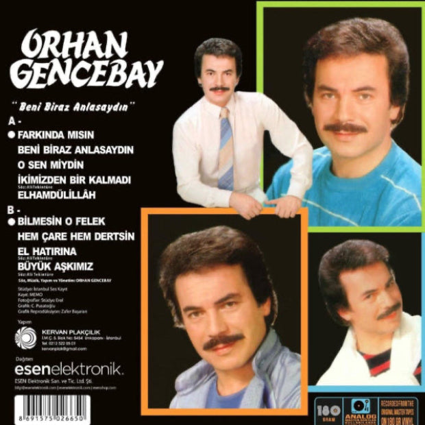 Orhan Gencebay Plak| Beni Biraz Anlasaydın Plak |kayıt| Arabesk Plak|LP