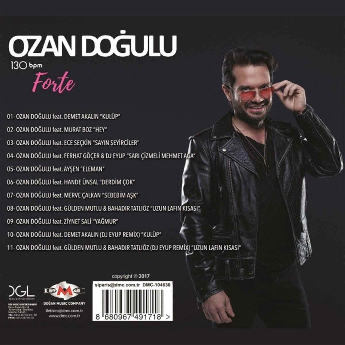Ozan Doğulu CD - Ozan Doğulu - 130 Bpm | Forte (CD)Türkçe |Karışık | Pop | CD