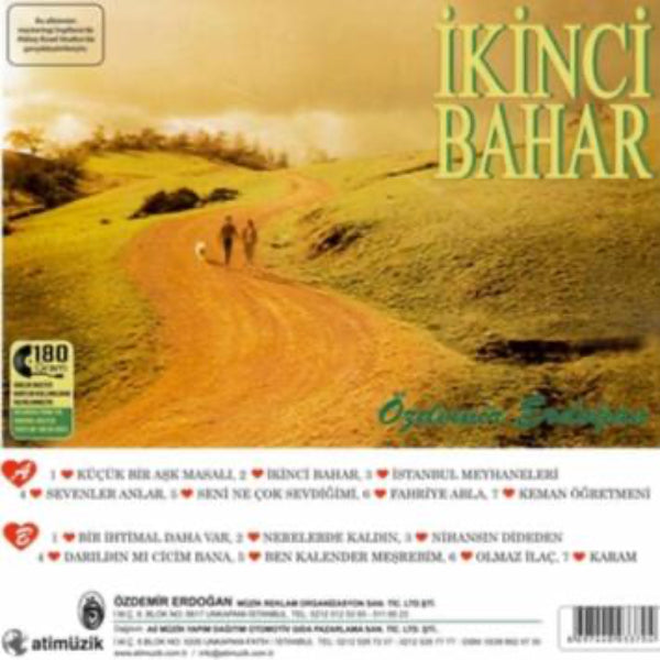 Özdemir Erdoğan Plak| Sezen Aksu |İkinci Bahar (Türkçe Pop Plak) Schallplatte|LP