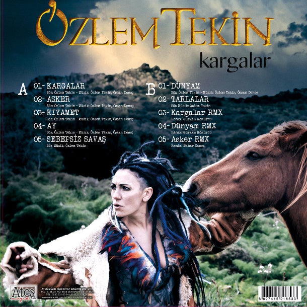 Özlem Tekin Plak |Kargalar (Türkce Rock Plak)Schallplatte|LP