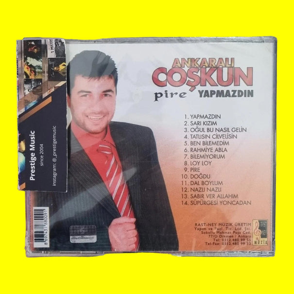 Ankara'lı Coşkun - Yapmazdın - Pire (CD) Süper Oyun Havaları | ANKARA Oyun Havaları CD